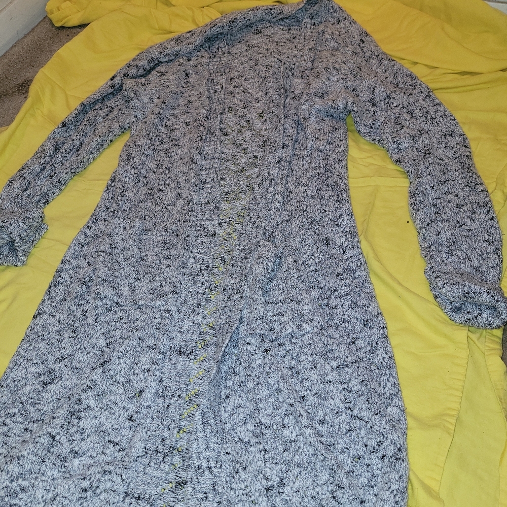 Open front Long Sweater
